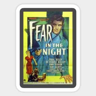 fear in the night Sticker
